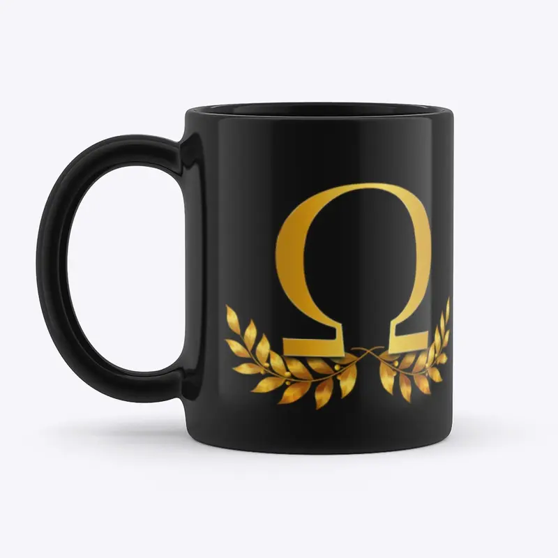 Omega Black Mug 